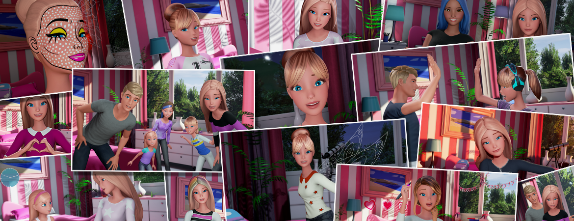 Barbie Vlogs Collage 1